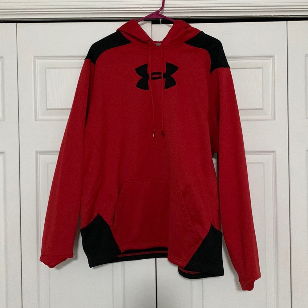 Under Armour Red and Black hoodie